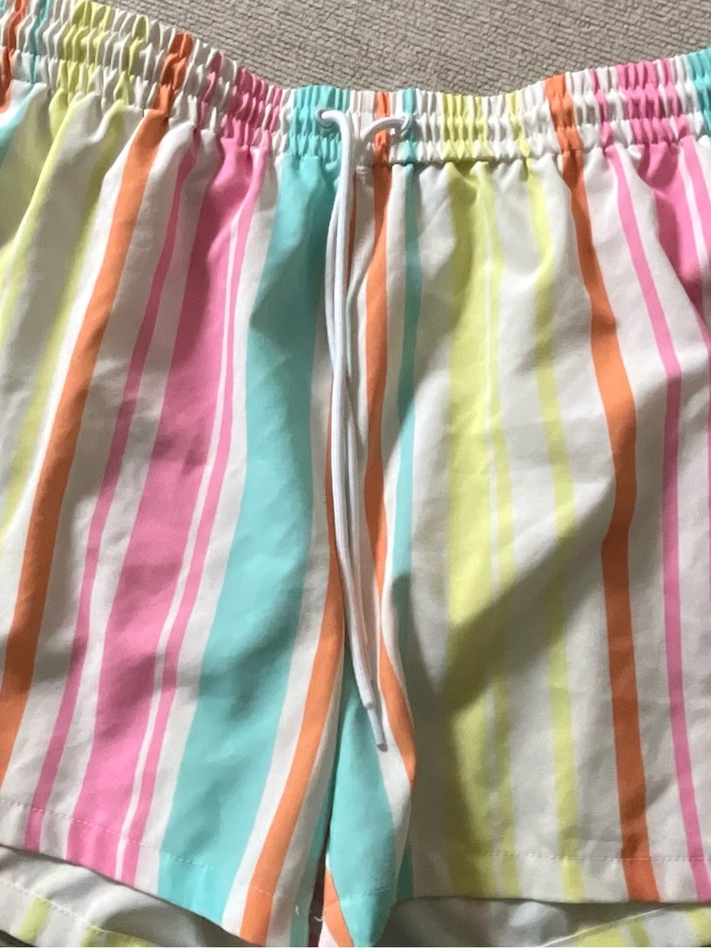 Cabana by Crown & Ivy Swim Trunks – Bright Stripe – Like New